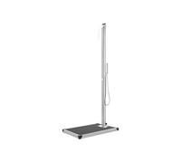 Douche de Jardin avec Base Marron 225 cm Acier Inoxydable Extérieur vidaXL