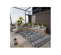 Tapis d'Extérieur Gris 190x290 cm PP Entrée Salon Balcon Patio Terrasse vidaXL