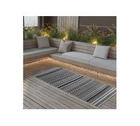 Buitenkleed ARAKIL 80x150 cm polypropeen zwart316919