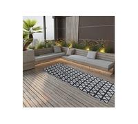 Buitenkleed ARAKIL 80x250 cm polypropeen zwart317006