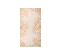 Buitenkleed met bladpatroon platgeweven 80x150 cm340855