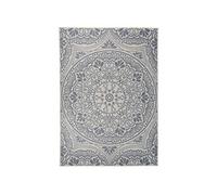 vidaXL Buitenkleed met patroon platgeweven 120x170 cm blauw340830 Bleu G