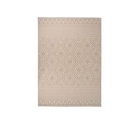 Vidaxl Tapis À Tissage Plat D'extérieur 120x170 Cm Rayures Brunes