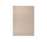 Vidaxl Tapis À Tissage Plat D'extérieur 140x200 Cm Rayures Brunes