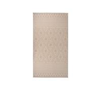 vidaXL Buitenkleed met patroon platgeweven 80x150 cm bruin340862 Brun G