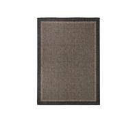 Buitenkleed platgeweven 120x170 cm donkerbruin340844