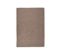 Buitenkleed platgeweven 140x200 cm bruin340789