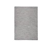 Vidaxl Tapis À Tissage Plat D'extérieur 160x230 Cm Marron Et Noir