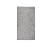 vidaXL Buitenkleed platgeweven 80x150 cm bruin en blauw340813 Noir G