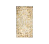 Buitenkleed platgeweven 80x150 cm geel 317042