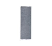 Buitenkleed platgeweven 80x250 cm blauw340793