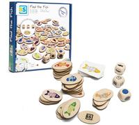 Buitenspeel BS Toys Jeu De Mémoire - Multicolore - Pensée Logique Et Reconnaissance des Formes - Jeu Éducatif Et Amusant pour Enfants - Dès 3 Ans