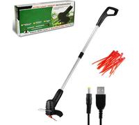 Buithafu Débroussailleuse électrique sans fil - Autonomie 3 h - 13 000 tr/min - Avec bouclier de protection - Pour entretien pelouse et bordages