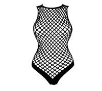 Buitifo Lingerie Sexy Femme Body Teddy One Piece Bodysuit Nuisette Pyjama(Noir B5,Taille unique)