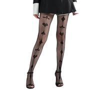 Buitifo Women's Sexy leggings Pattern fishnet Sox Thigh High collants Leggings(Poker,Noir M)