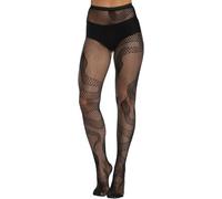 Buitifo Women's Sexy leggings Pattern fishnet Sox Thigh High collants Leggings(Se,Noir M)