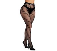 Buitifo Women's Sexy leggings Pattern fishnet Sox Thigh High collants Leggings(Star,Noir M)