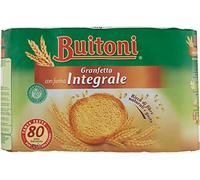 Buitoni Granfetta Lot de 3 biscuits Biscottate Integrali avec farine de blé entier 80 gros grains entiers Biscottate 600 g