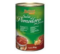 BUITONI Sauce Tomate Spéciale Pizza 4kg - Nappage Cuisiné pour Pizza Prêt-à-l'Emploi - Format Professionel - Préparation à Base de Tomates Cuisineés Avec Oignons - Boîte de 4 Kg
