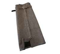 BUJNIE Jupe Mi-Longue pour Femme - Taille Haute - Boutonnée - À Une Étape