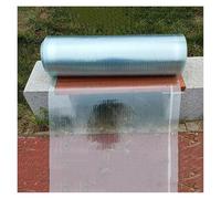 bujnie Panneaux de Serre en Polycarbonate Plaque Murale Transparente Plaque de Toiture pour Châssis Froids, Vérandas, Abris de Voiture, Toits (1.2x7m/3.94x22.96ft)