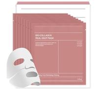 Bukamkom Masque visage en collagène (8 paquets), Masque visage Hydrogel pour l'hydratation et l'apaisement, Masques en collagène en hydrogel, Masques visages Soins de la peau