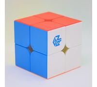 Bukefuno GAN 251 M Pro 2 x 2 Cube magnétique Gans Mini Speed GAN 251 Pro 63 2 x 2 Aimants sans autocollant Puzzle magique 2021 (surface mate 251 M Pro, surface mate)