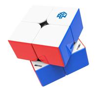 Bukefuno GAN 251 M Pro 2 x 2 Cube magnétique Mini vitesse 2 x 2 x 2 Aimants sans autocollant Puzzle magique 2021 (surface mate 251 m)