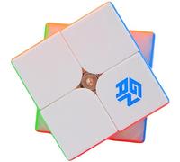 Bukefuno GAN 251 V2 2 x 2 Cube Oie Mini Speed Stickerless GAN251 V2 51 mm Cube 2 x 2 x 2 Jouet pour débutant Puzzle magique