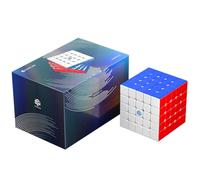 Bukefuno GAN 562 M 5x5 Cube Puzzle Magnétique Sans Autocollant Gan 562M 5x5x5 Vitesse Puzzle GAN562 M Standard Speed Cube Version Givrée