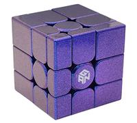 Bukefuno GAN Mirror M UV 3x3 Cube magique de vitesse Gan 3 x 3 x 3 2022 Miroir magnétique GAN Mirror UV Puzzle Violet (version UV)