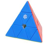 Bukefuno GAN Pyraminx M Lot de 60 cubes magiques magnétiques sans autocollants Motif pyramide 3 x 3 x 3 cm