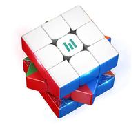 Bukefuno MoYu Huameng YS3M 2023 Cube magnétique 3 x 3 Vitesse magique Moyu YS 3 m Super sans autocollant MFJS Puzzle Speed YS3 M 2023 Cube (version magnétique YS3M)