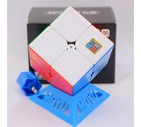 Bukefuno Moyu Meilong 2 x 2 m Cube magique magnétique sans autocollant MoFang JiaoShi Meilong 2 x 2 x 2 m