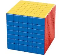 Bukefuno MoYu Meilong 7 x 7 M V2 Cube magique magnétique MFJS Meilong M 7 x 7 V2 Speed-Magic Cube sans puzzle Autocollant Moyu 2023 Meilong 7 x 7 x 7 m