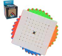 Bukefuno MoYu Meilong 9 x 9, Cube magique, Moyu Speed Puzzle Cube 9 x 9 sans autocollant Meilong 9 x 9 x 9 cm Cube magique pour salle de classe MF9 Jouet éducatif