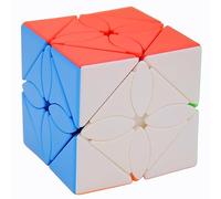 Bukefuno MoYu MeiLong Cube magique, motif feuilles d'érable, 57 mm, sans autocollant, MeiLong