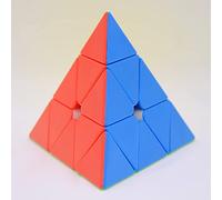 Bukefuno Moyu Meilong M Pyramide 3x3 Magnétique sans Autocollant Vitesse Magic Cubes Pyraminx 3 m Cube MoFang JiaoShi M Puzzle Magique