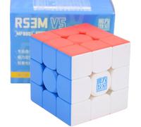 Bukefuno MoYu RS3M V5 3 x 3 Cube magique, magnétique, 2023, Speed Magic Cube Moyu RS3M V5, 3 x 3 x 3 cm, sans autocollant, MFJS RS3 M V5