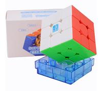 Bukefuno MoYu Super RS3M 2022 Maglev Ball Core Version 3 x 3 Cube de vitesse magnétique sans autocollant MFJS Magic Puzzle 3 x 3 x 3 Cube Moyu 2022 Super RS3M Maglev (Version Ball-Core)