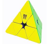 Bukefuno MoYu Weilong Maglev 3 x 3 Pyramide magnétique Magic Speed Puzzle moyu 3 x 3 x 3 cm Maglev Pyraminx sans autocollant 3 x 3 cubes