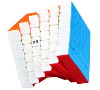 Bukefuno QY 6 x 6 Puzzle Cube magique sans autocollant Magic Cube Speed QY 6 x 6 x 6 cm Jouet magique