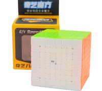 Bukefuno QY 8 x 8 autocollants Cube magique sans autocollants Speed Magic Cube Puzzle 2021 QY 8 x 8 x 8 70 mm Puzzle Cube QY 8 x 8 Speed Cube
