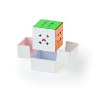 Bukefuno QY Tornado V4 Pioneer MagLev UV 3 x 3 vitesses Cube magique QY Toys Tornado V4M MagLev UV 3 x 3 x 3 puzzle 2024 nouveaux cubes sans autocollant (Pioneer MagLev version UV)