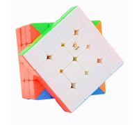 Bukefuno Yuxin Little Magic Cube magnétique 4x4 Magic Speed Cube YuXin Little Magic M 4 x 4 x 4 Puzzle Cubes sans autocollants
