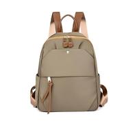 BUKESIYI Femme Sac a dos Sac a main Élégante Petit Marque Nylon Bandoulière Antivol FR78577 Kaki