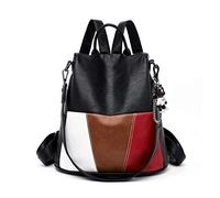 BUKESIYI Femme Sac a dos Sac a main Sac seau Petit Marque Faux Cuir Sac bandouliere Antivol FR78284 Noir