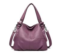 BUKESIYI Femme Sac a main Petit Sacs épaule Sacs bandoulière Faux Cuir Marque FR77312 Violet