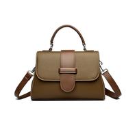 BUKESIYI Femme Sac bandouliere Sacs a main Petit Cuir Menotte Mode épaule Sacoche FR77438 Marron