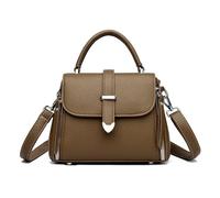 BUKESIYI Femme Sac bandouliere Sacs a main Petit Cuir Menotte Mode épaule Sacoche FR77439 Marron